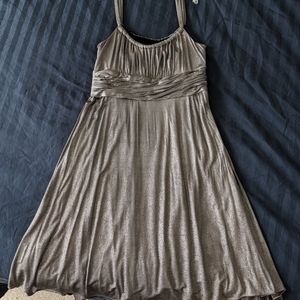 Jones new York metallic dress